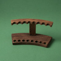 Wooden Pen Display Stand Open-Frame Office Storage Wood Grain