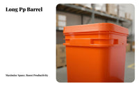 Square Plastic Pail 25L Pail PP Fermentation Pail Good Closure Ing Professional Pail with Handle