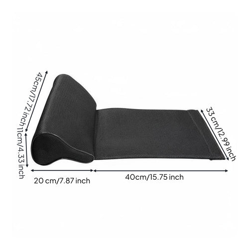 Seat Extender Pad Anti-Slip Leg Support Cushion Widened Design for Office, Car