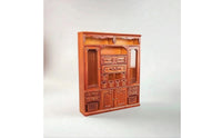 Miniature Cabinet with Mirrors Classic Dollhouse Cabinet Easy Transportation