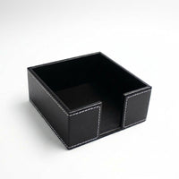 Tissue Box Holder for Home Office and Car, PU Leather Napkin Holder with MDF Board, Square Opening Napkin Dispenser, Desk Organizer 0.2kg Pack 1