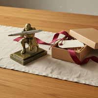 Knight Pen Holder Decorative Armored Knight Desk Ornament Gift Idea