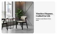 Z-Shaped Side Chair sturdy Wood Construction Seating Furniture Nordic Design Comfortable for homeowners, Business Owners, Office