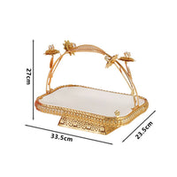 European Design Fruit Holder Decorative Centerpiece Luxury Snack Platter
