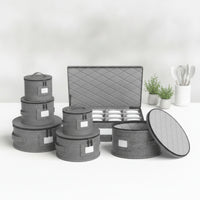 5 Pieces China Storage Set with Zippers Zippered Organizer Long-Lasting