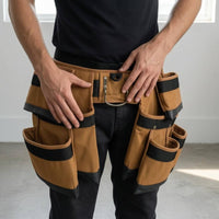 Multi-Compartment Tool Apron Open Compartments Tool Storage Apron Reinforced Edges