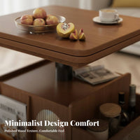 elevatingTop Rolling Coffee Table Multi-Functional elevatingTop Rolling Table Lockable Casters Large Capacity Storage
