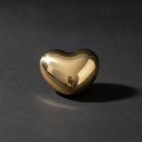 Heart Ornament Tabletop Accent Sculpted for Minimalists