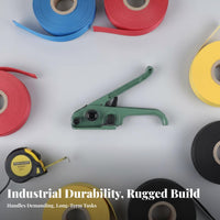 Labor-Saving Woven Strap Tensioning Tool Easy Operation Manual Strapping Tensioner Heavy Duty for Warehouse, Shipping