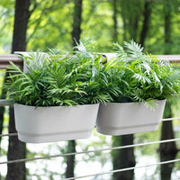 Plant Pots and Hanging Basket for Indoor Hanging Plants, Wall Planter and Balcony Planters, Flower Pots Outside with Drainage Holes, Office Decor