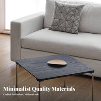 Folded Corner Side Table Minimalist Design C-Shaped Couch Stand Nordic Aesthetic dual-level Storage for Homeowners, Next to Sofa