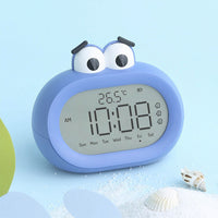 Big Mouth Alarm Clock USB Mini Rechargeable Bedside Glow Electronic Clock Student Children Creative Silent LED Digital Table Clock