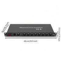 DMX512 Signal Splitter Amplifier Distributor DMX512 Signal Splitter Amplifier Rackmount Slimline for Lighting Technicians