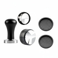 4 Pieces Smooth Handle 58 Mm Tamper Metal Base Tamper and Distributor Kit