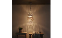 Nordic Inspired Macrame Lamp Shade Handmade Macrame Lampshade Handwoven Bohemian Hanging Lamp Shade Decorative Accent for Bedroom, Cafe