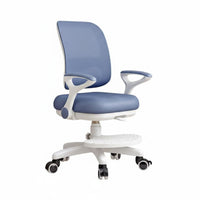 kids' Rolling Desk Chair Support Ergonomic Seat 360-Degree rotate Integrated Footrest for Students, Parents, perusing
