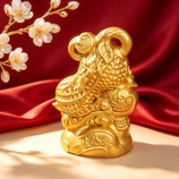 金色一生如意摆件好事发生乔迁新居开业送礼酒柜玄关桌面装饰摆件