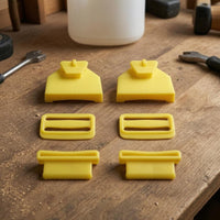 Plastic Buckle Accessory Rectangular Slots Hardware Sturdy Material