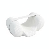 Detachable Strap Anti-Roll Sleep Pillow Ergonomic Design Back Sleeping Guide Soft & Supportive for Patients, Bed, Nursing Home, Wheelchair