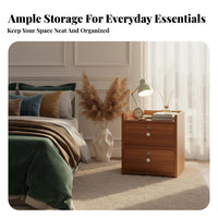Nightstand with Drawers Modern and design Bedside Cabinet Multi-Functional for Office
