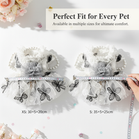 Pet Dog Wedding Dress Lace Tutu Skirt for Small Dogs