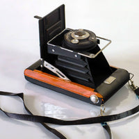 Vintage Camera Pen Holder Retro Camera Desk Organizer Sturdy for Office, Study