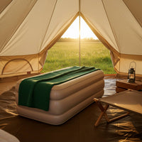 Train Berth Extension Manual-Inflation Train Berth Mattress Padded Inflatable Mattress with Pump for Families
