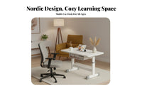 Activity Desk Adjustable Learning Table Ergonomic Student Desk with Storage Children's Desk and Chair Set Engineered Wood Waterproof Finish Suitable for Children and Teenagers Study Room