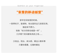 实木可移动沙发边几藤编边桌客厅小茶几置物架茶几桌床头带轮边柜 胡桃色【实木打造 360°移动滑轮】