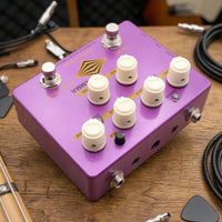 Analog Bass Preamp Pedal Compact Bass DI Pedal Professional Preamp with XLR Output Built-Information Practice