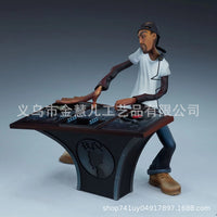 Hip Hop Elements Sculpture Artist Statue DJ Breakdance Resin Figure