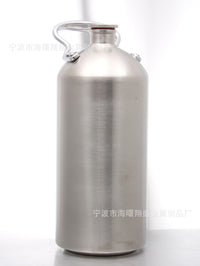304不锈钢精酿酒壶便携啤酒白酒桶密封家酿油桶中转桶2L3.6L5L8L
