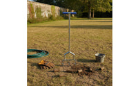 Aerator with 3 Hollow Tines Compacted Soil Manual Lawn Aerator Handheld for Homeowners, Gardeners, Garden Maintenance