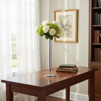 Stainless Steel Tube Vase Elegant Statement Piece Modernist Flower Stand