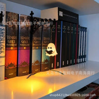 Ghost Bookshelf Lantern Halloween Decorative Night Light