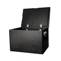 EPP Foam Cooler Box Fitted Lid Rectangular Insulated Container Large Capacity