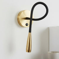 Flexible Gooseneck Wall Light Built-in Switch Bedside Led Lights Indoor Lighting for Hotel