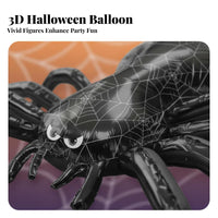 6 Pieces Halloween Foil Balloons Self-Sealing Halloween Balloon Set Long-Lasting