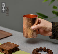 厂家直供纯紫铜加厚水杯啤酒杯冷饮杯个性铜杯子咖啡接粉杯