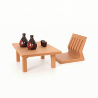Miniature Low Table Smooth Dollhouse Table Lightweight Ornament for Hobbyists, Collectors