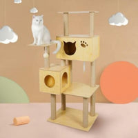 Multi-Level Cat Tree with Sisal Scratching Post