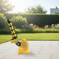Automatic Ball Launcher Rectangular Base Baseball and Tennis Launcher EVA Balls Play Set
