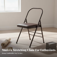 Therapeutic Practice Chair Heavy Duty Stretching and Flexibility Inversion Chair Sturdy Construction Fitness Equipment for Beginners, Seniors