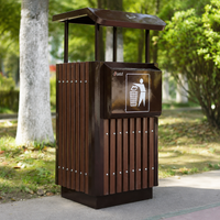 outdoor waste bin