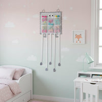 Hair Clip Hanging Organizer Space-Saving Headband and Hair Tie Storage Easy to View Wall Accessory Display for Girls, Bedroom