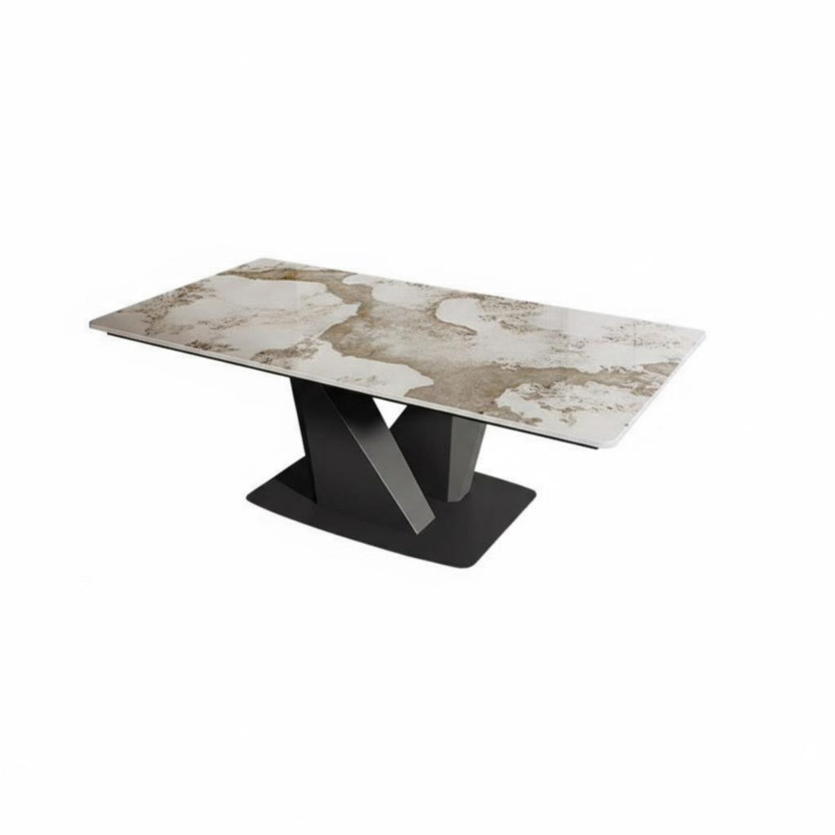 Rectangular Table with Shelf Minimalist Design Household Furniture Modern design Light Luxury Feel for Living Room, Lounge Area