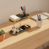 Luxury Multi-layer Bathroom Countertop Organizer Shelf for Cosmetics and Toiletries