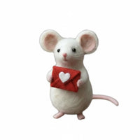 Wool Felt Romantic Gift Needle Felted Versatile Decor for Collectors