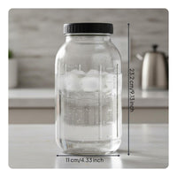 64 Oz Cold Brew Coffee Jar Leakproof Glass Cold Brew Creator Leak Proof