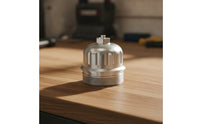Aluminum Billet Fuel Filter Housing Machined Fuel Filter Housing Threaded OEM Fit for Mechanics, Car Enthusiasts, Engine Fuel Maintenance, Engine Bay